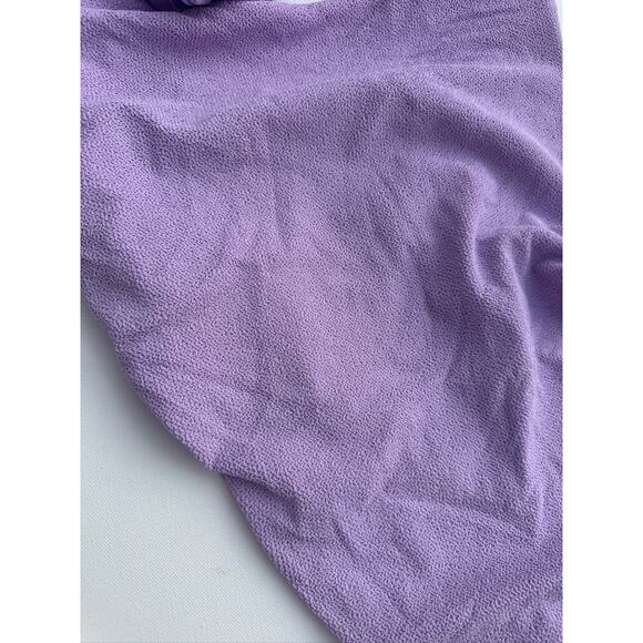 JMP The Label Santorini Textured Lavender One-Piece Swimsuit - Medium NWT - Picture 7 of 7